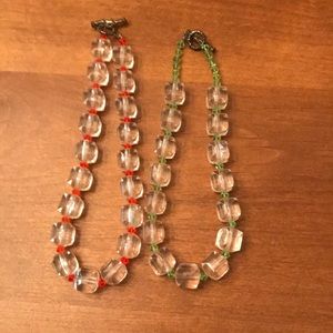 Beaded necklaces